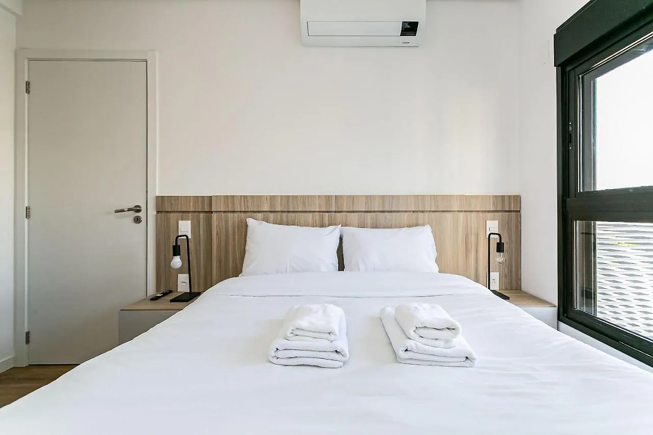 דירות Florianópolis Wi-Fi 200Mb | 600M Do Patio Milano #Ca38 ברזיל
